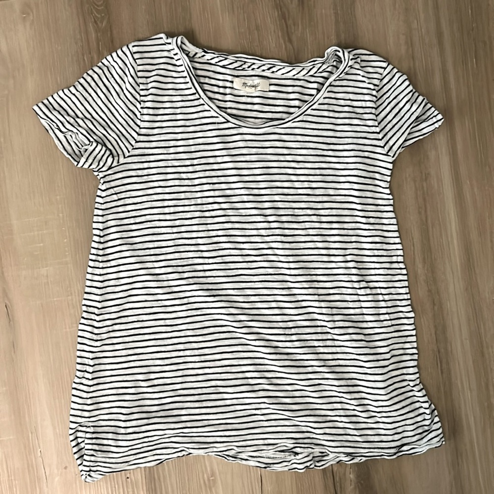 Madewell Striped Slub T Shirt